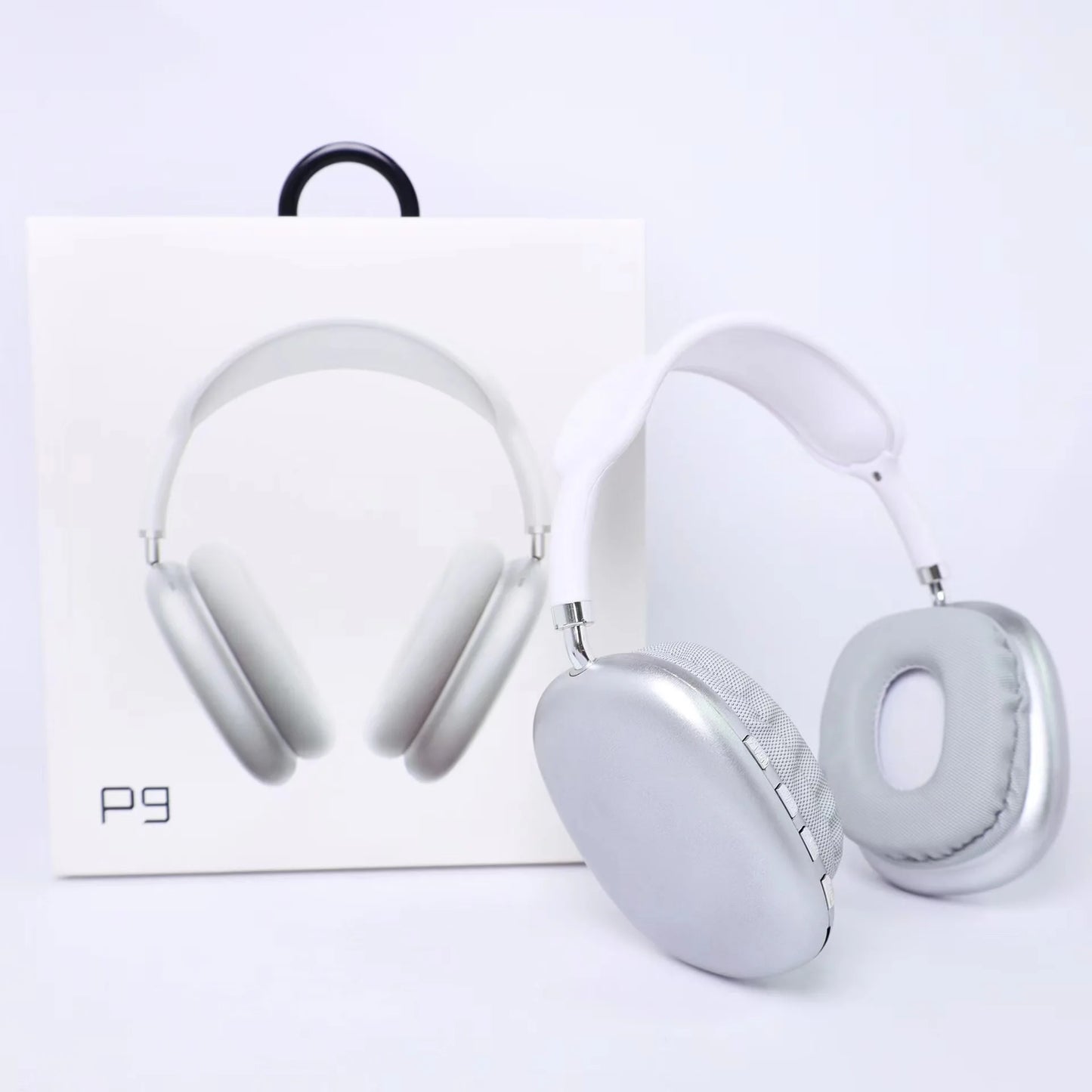 P9 Wireless Bluetooth Headphones – Noise Cancelling Over-Ear Headset with Mic & 360° Surround Sound
