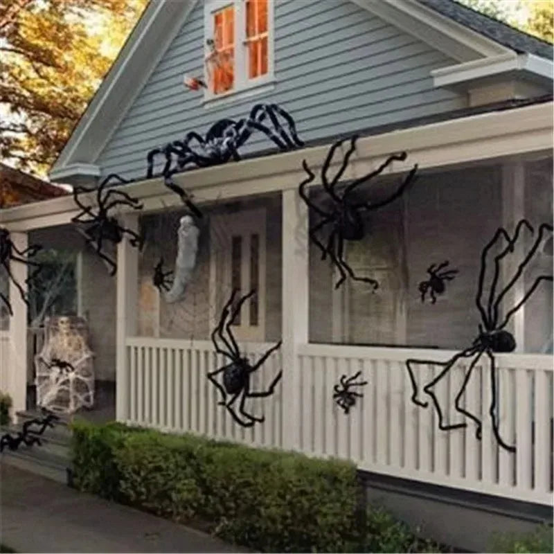 Giant Plush Spider Halloween Decoration – Realistic, Creepy, and Perfect for Indoor or Outdoor Use