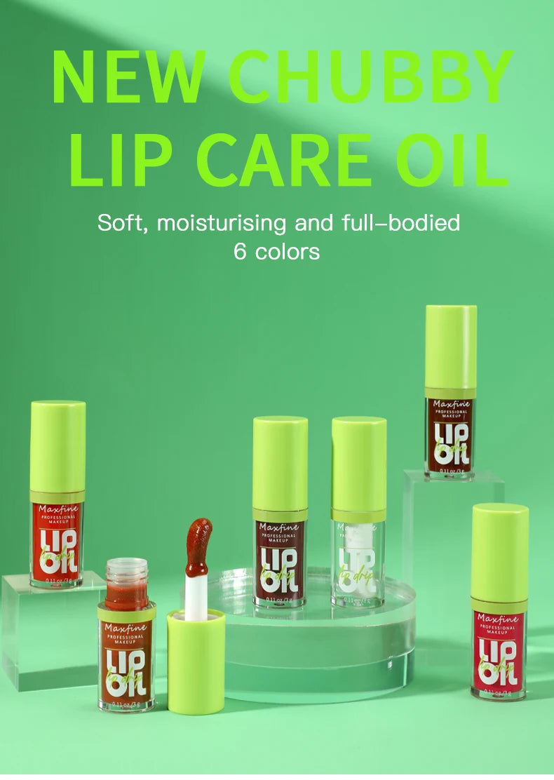 Moisturizing Lip Oil Gloss – Transparent Nourishing Lip Enhancer