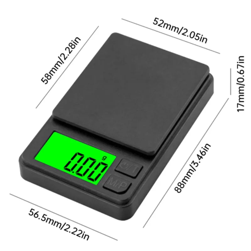 Precision Pocket Digital Scale – 1000g/0.1g