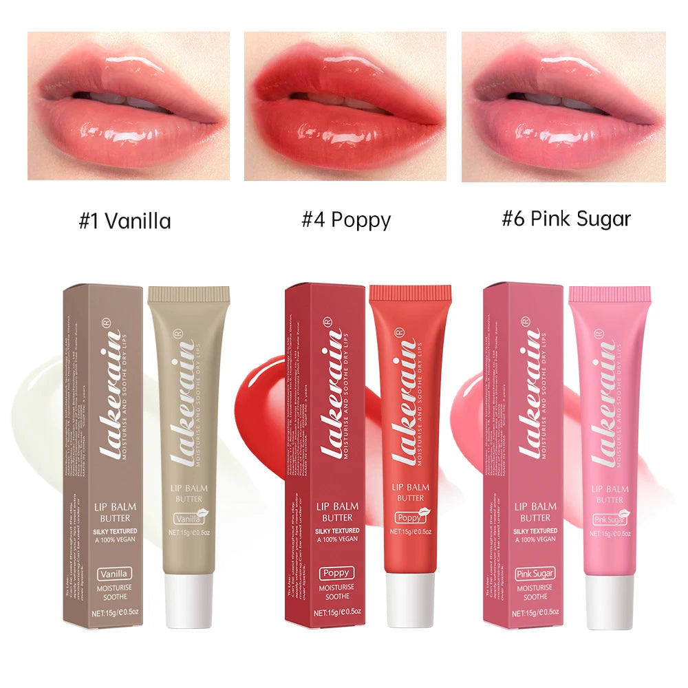 3pcs Moisturizing Lip Gloss Set – Butter Oil Jelly Lip Tint & Crystal Shine Balm