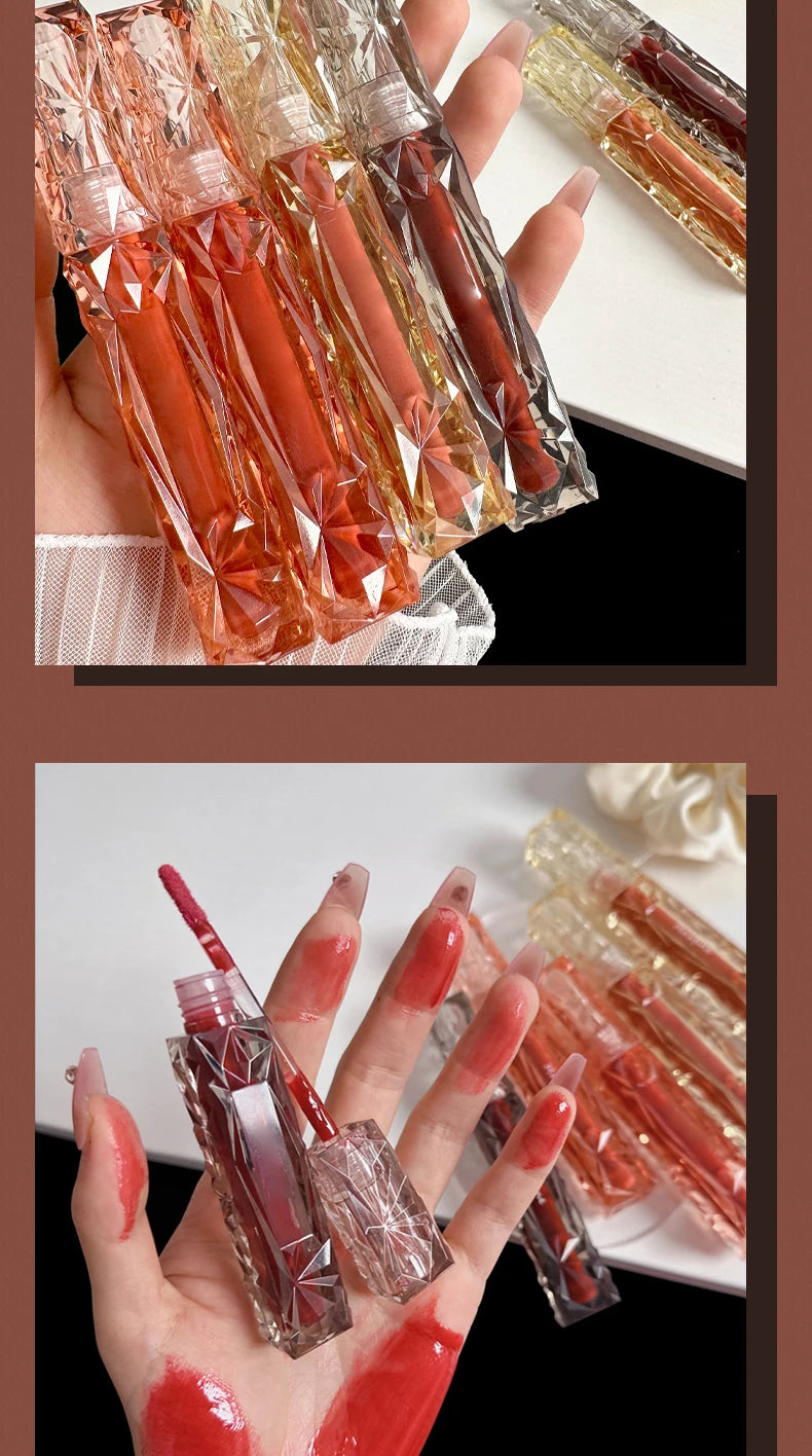Long Lasting Lip Gloss – Moisturizing Waterproof Mirror Shine Lip Color