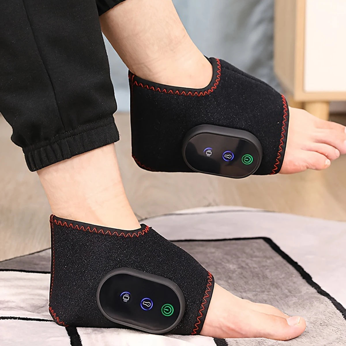 Rechargeable Ankle Massager – Heat & Vibration Therapy