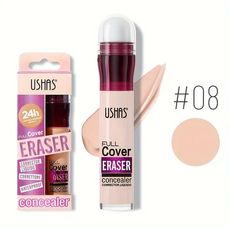 Full Coverage Concealer – Sponge Head Liquid Foundation for Dark Circles & Blemishes
