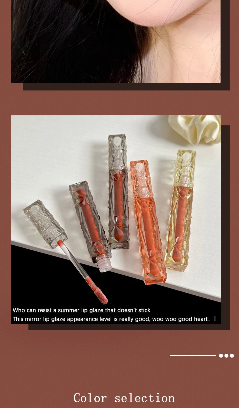 Long Lasting Lip Gloss – Moisturizing Waterproof Mirror Shine Lip Color