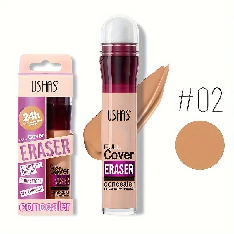 Full Coverage Concealer – Sponge Head Liquid Foundation for Dark Circles & Blemishes