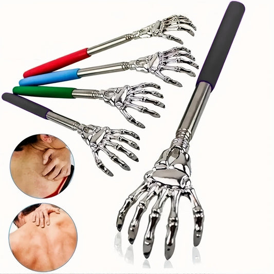 Portable Extendable Back Scratcher – Stainless Steel Telescopic Massager