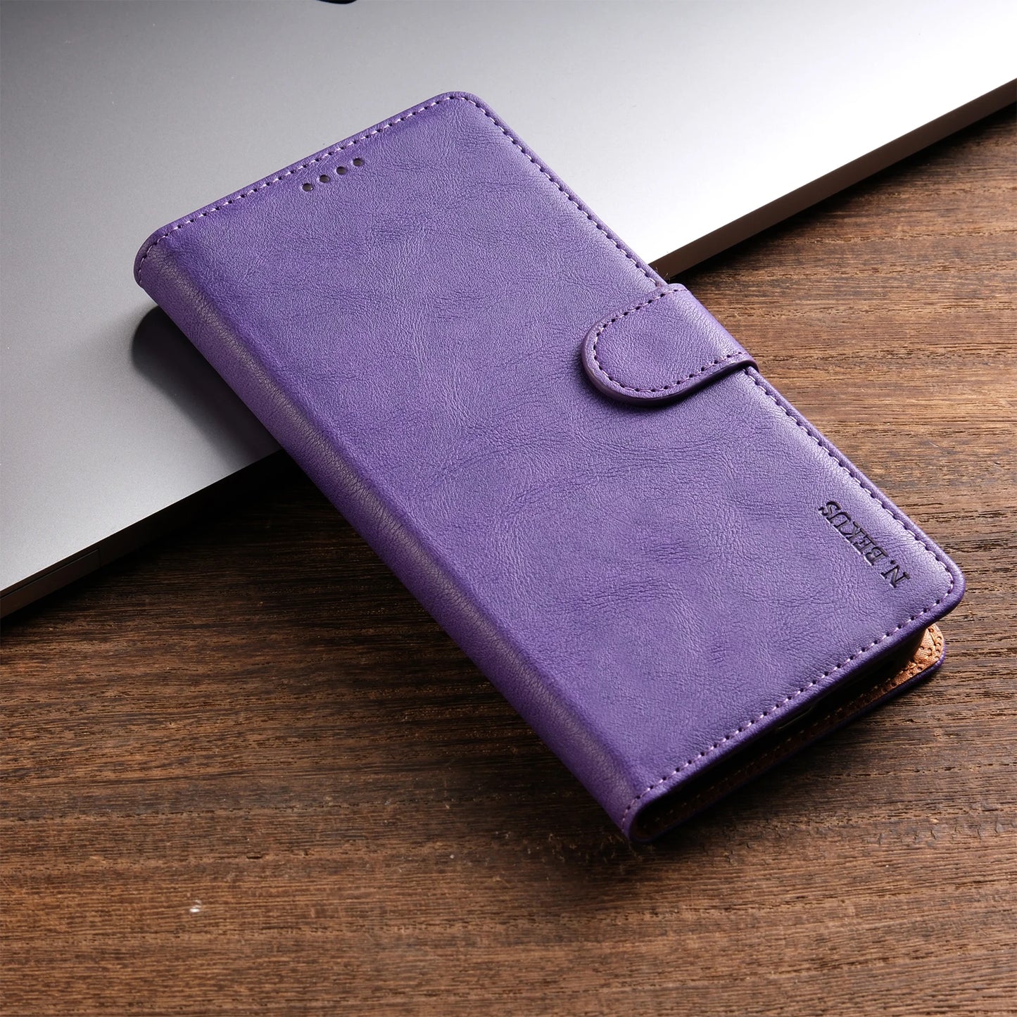 Business PU Leather Flip Wallet Case for Samsung Galaxy S25 S24 S23 Ultra S22 S21