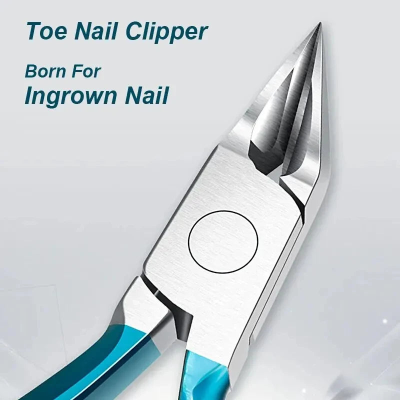 Professional Toenail Clipper for Thick & Ingrown Nails – Stainless Steel Podiatrist Nipper