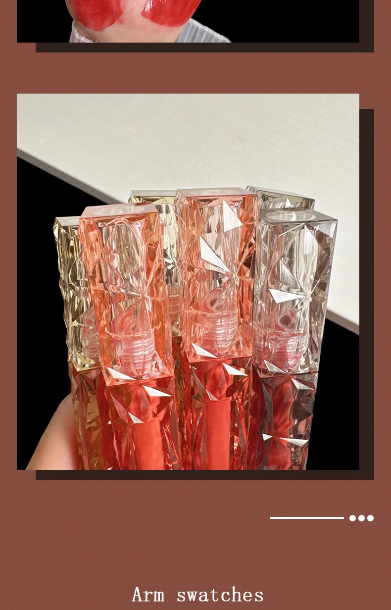 Long Lasting Lip Gloss – Moisturizing Waterproof Mirror Shine Lip Color