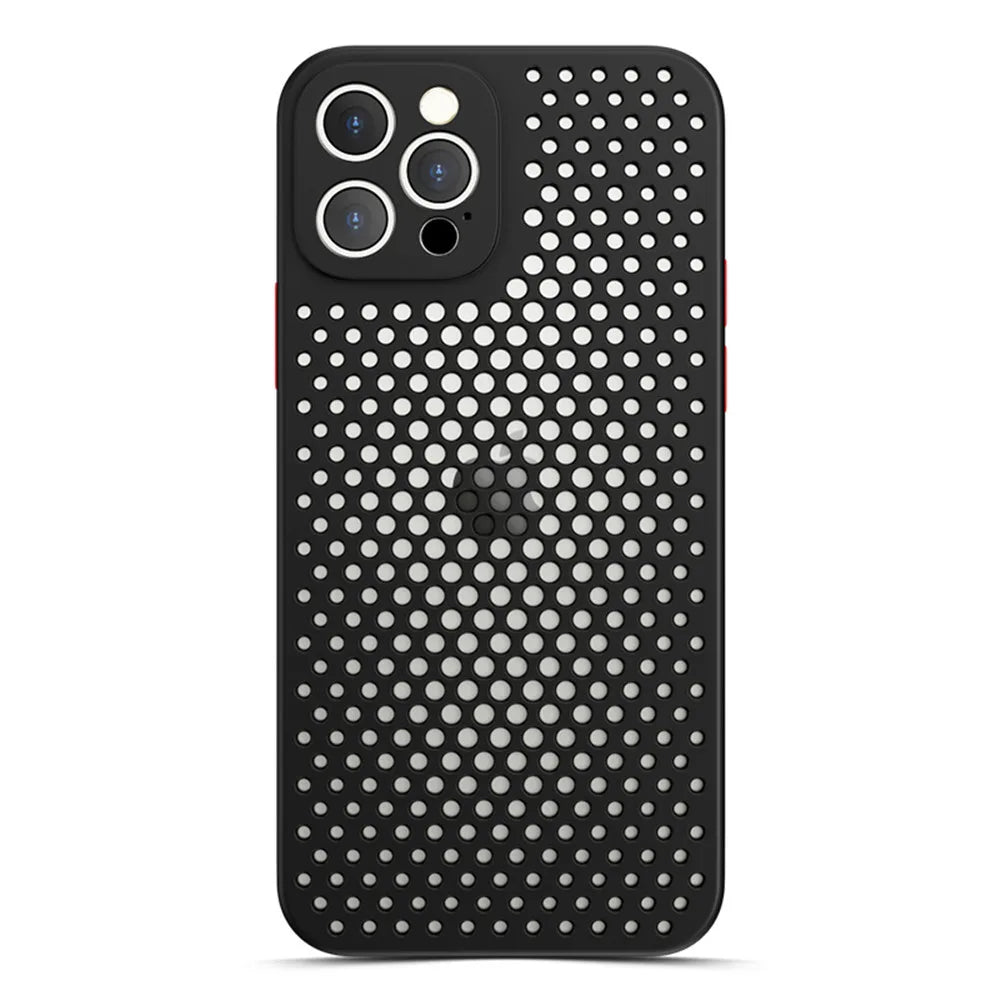 Breathable Cooling Silicone Protective Case for iPhone