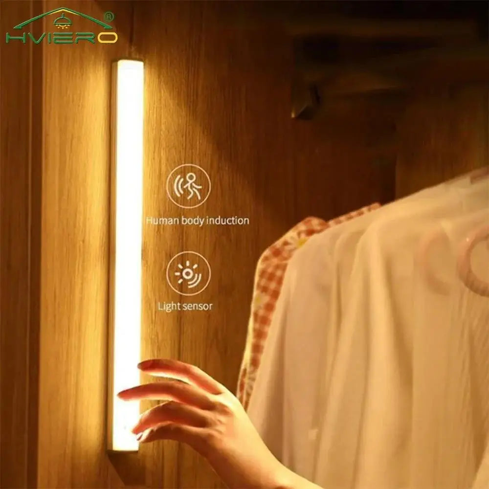 LED Motion Sensor Light – Wireless USB Rechargeable Magnetic Lamp for Closet & Home