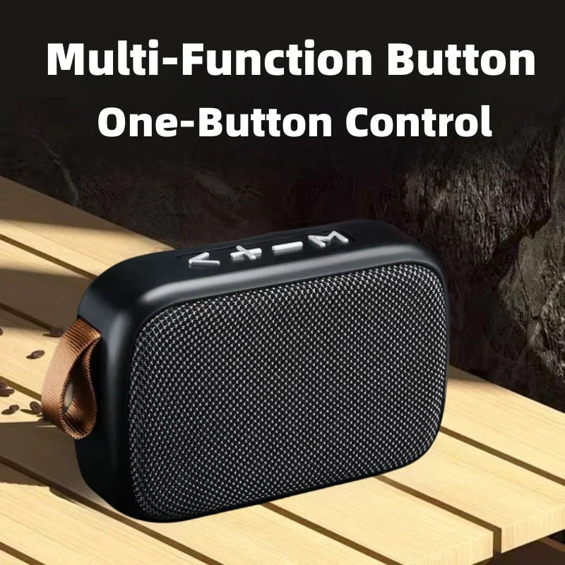 Portable Bluetooth 5.0 Mini Speaker – Outdoor Wireless Loudspeaker with HiFi 3D Stereo Sound