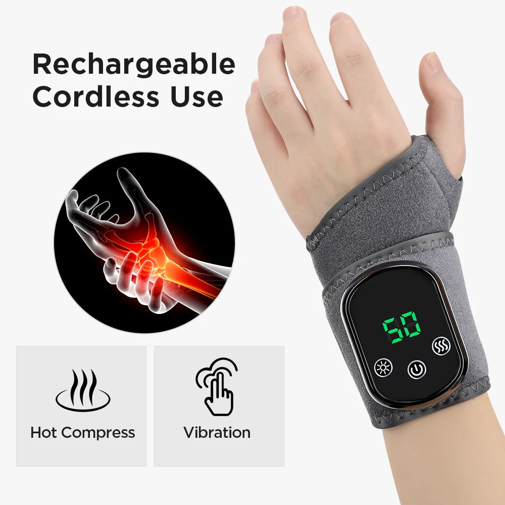 Electric Heating Wrist & Ankle Massager – Heat & Vibration Therapy
