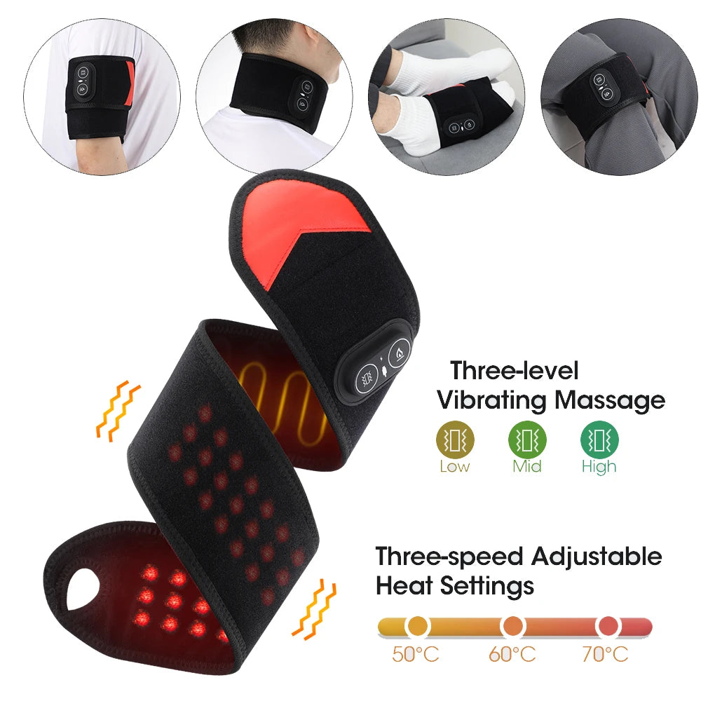 Electric Heating Wrist & Ankle Massager – Heat & Vibration Therapy