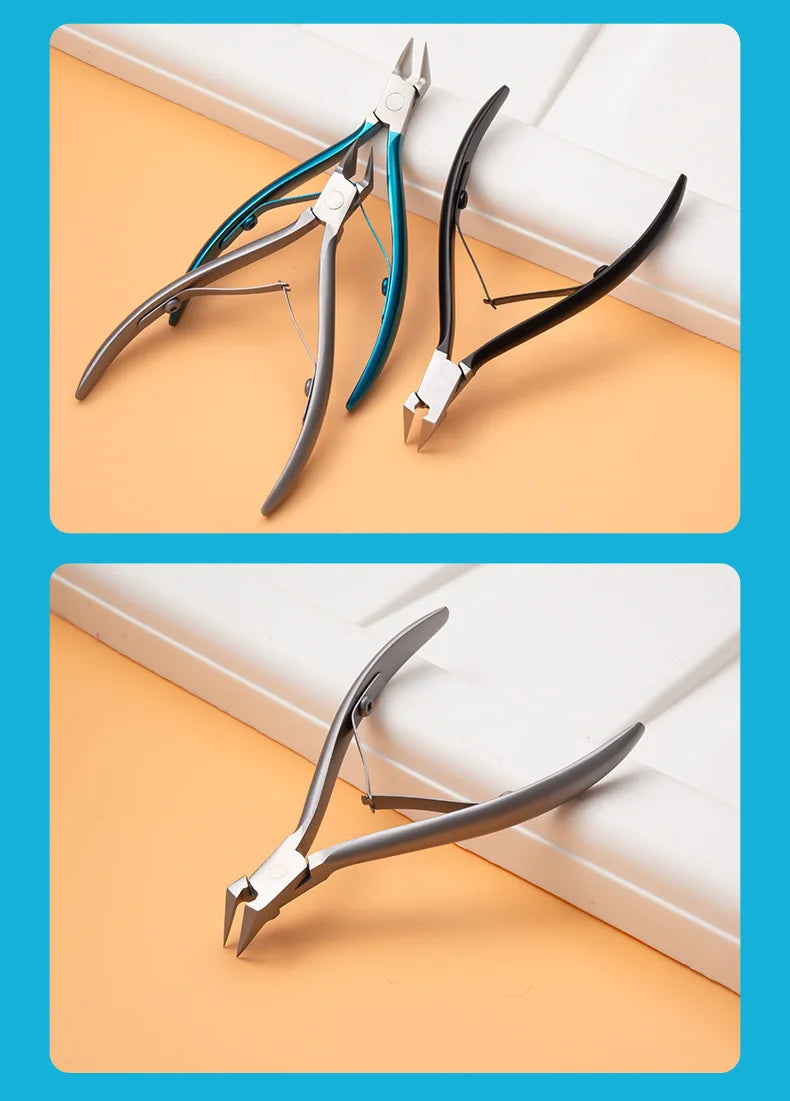 Professional Toenail Clipper for Thick & Ingrown Nails – Stainless Steel Podiatrist Nipper
