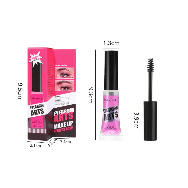 Waterproof Eyebrow Gel – Long Lasting Quick-Dry Transparent Brow Fix