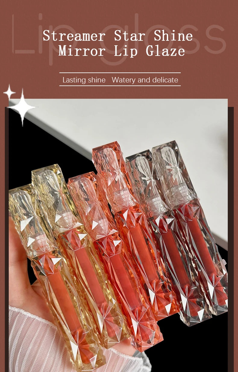 Long Lasting Lip Gloss – Moisturizing Waterproof Mirror Shine Lip Color