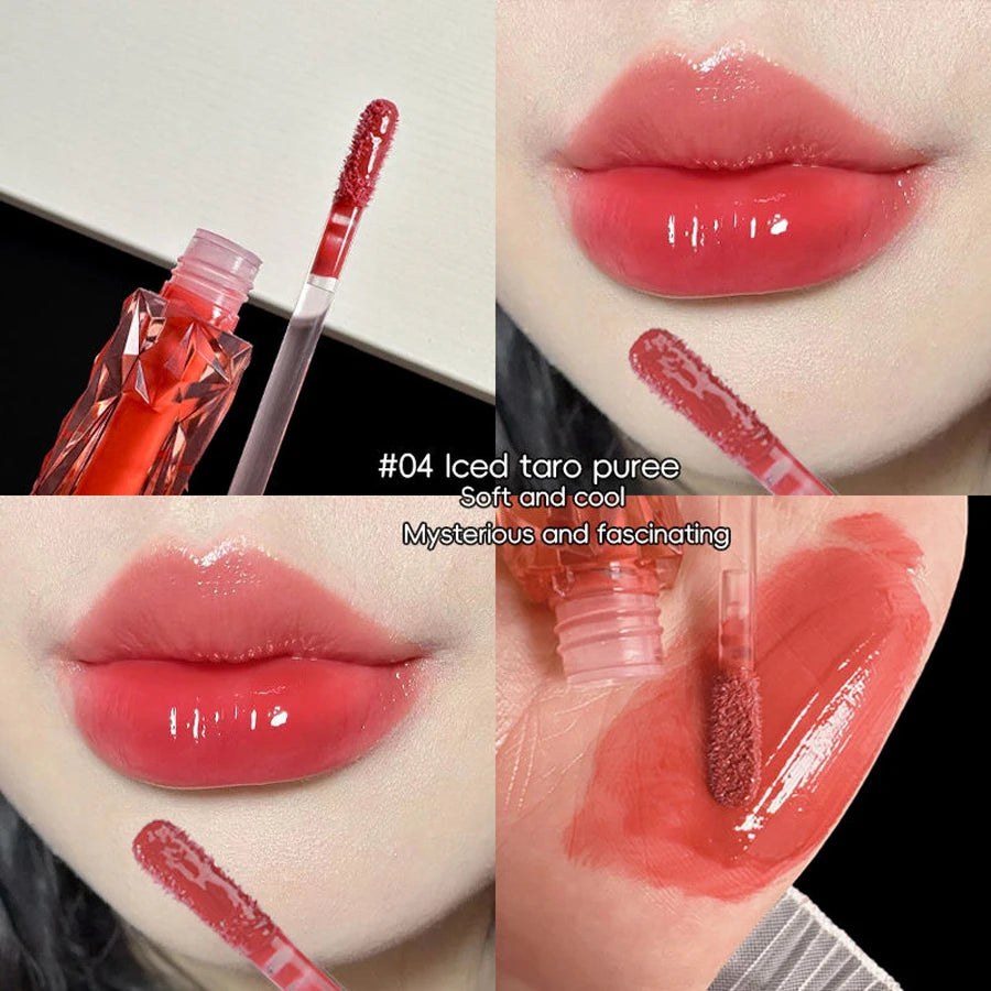 Long Lasting Lip Gloss – Moisturizing Waterproof Mirror Shine Lip Color
