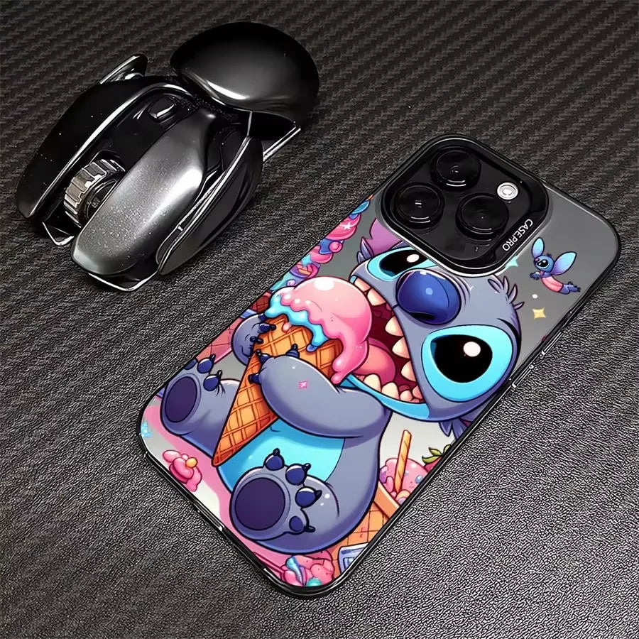 Cartoon Stitch Phone Case for iPhone – Soft Silicone Shockproof Cover