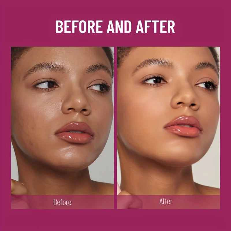 Full Coverage Concealer – Sponge Head Liquid Foundation for Dark Circles & Blemishes