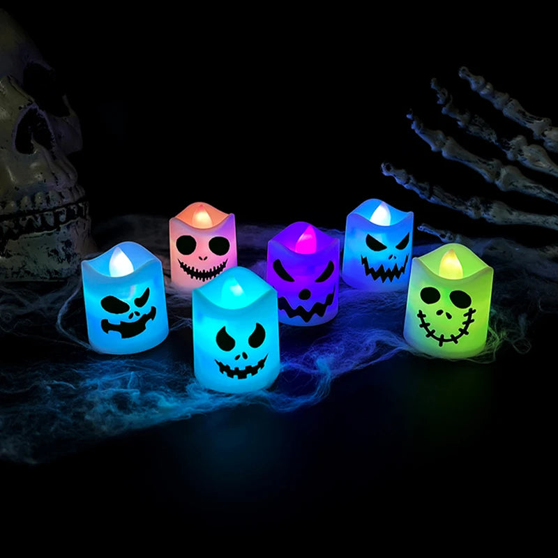 Halloween LED Ghost Pumpkin Lights – Glowing, Fun, and Perfect for Every Celebration