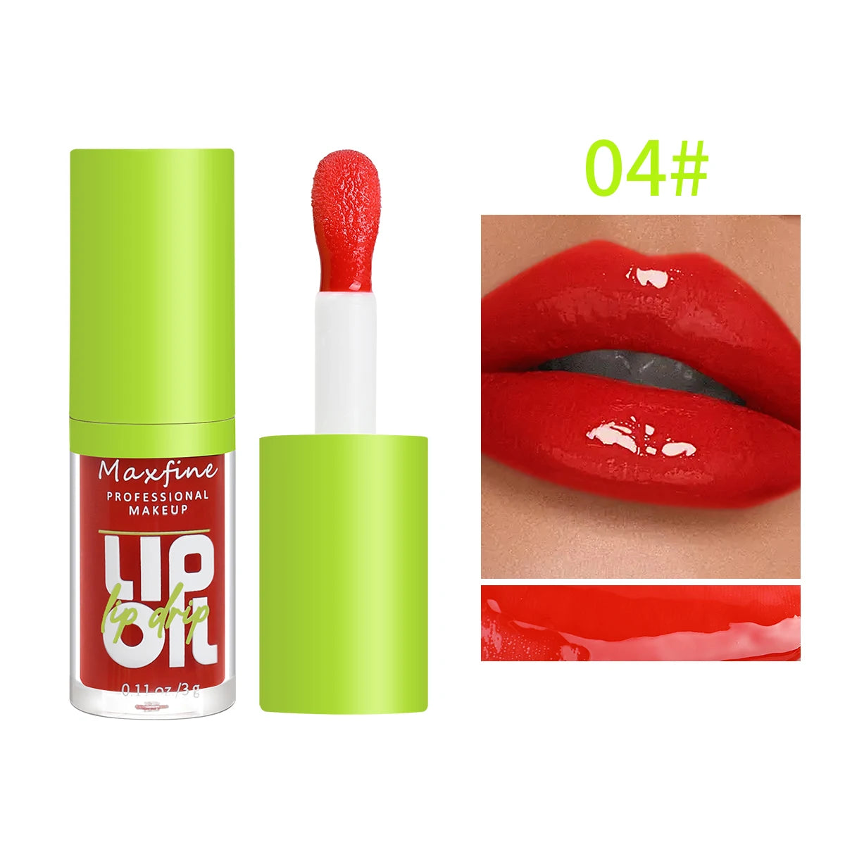 Moisturizing Lip Oil Gloss – Transparent Nourishing Lip Enhancer
