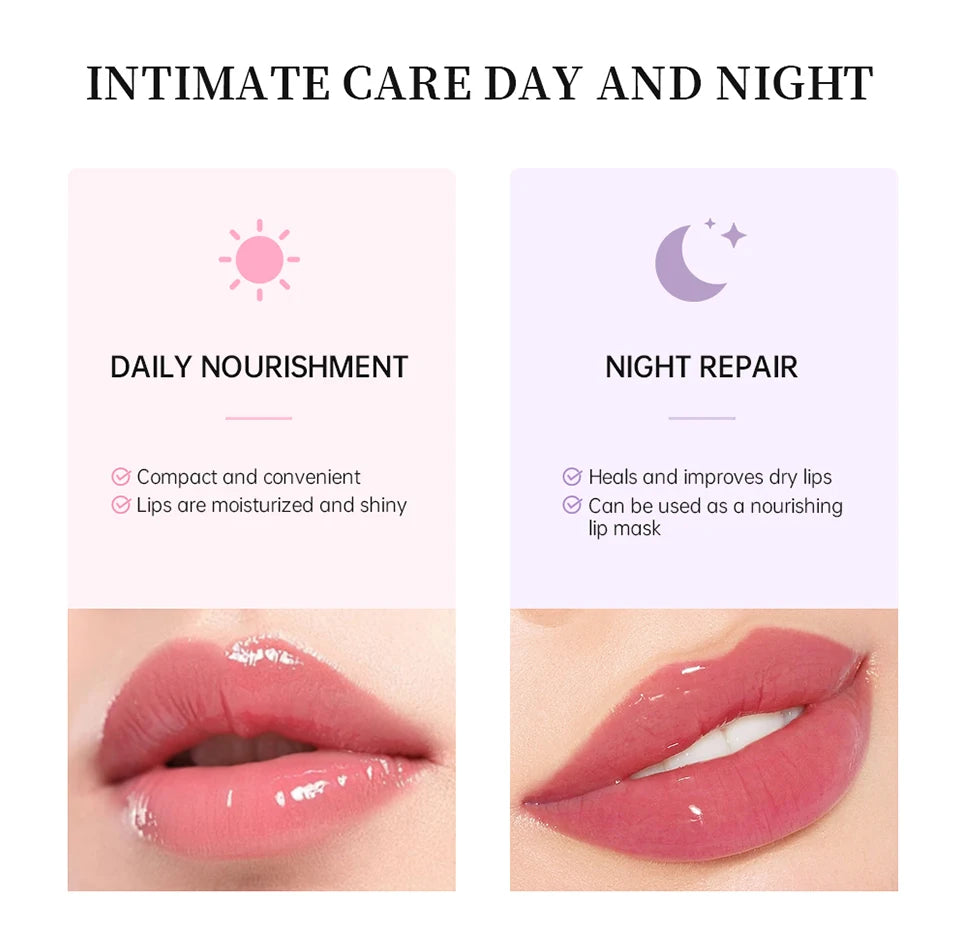 3pcs Moisturizing Lip Gloss Set – Butter Oil Jelly Lip Tint & Crystal Shine Balm