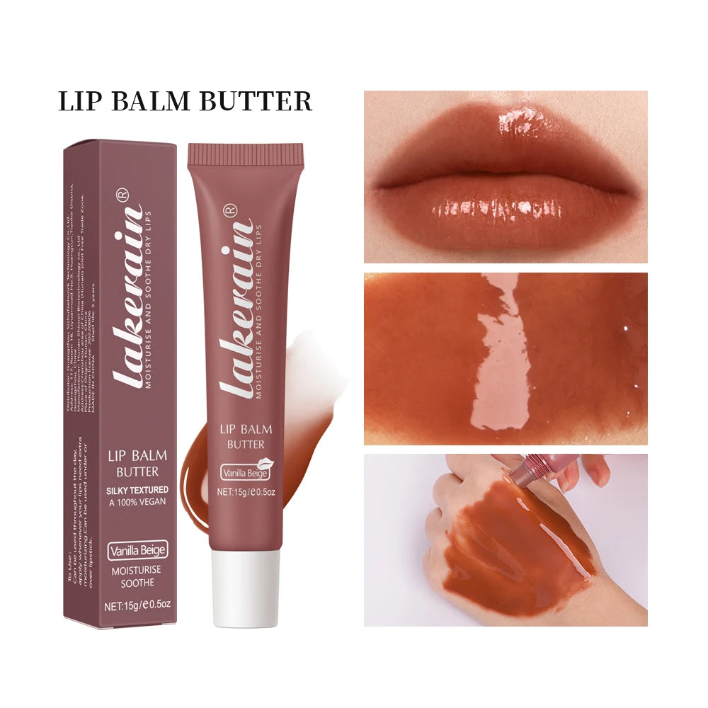 3pcs Moisturizing Lip Gloss Set – Butter Oil Jelly Lip Tint & Crystal Shine Balm