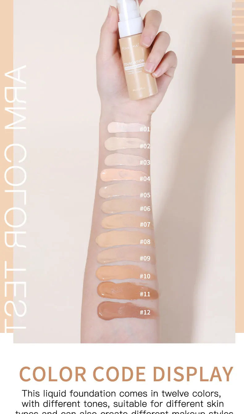 Liquid Foundation – Waterproof Long-Lasting Full Coverage Concealer