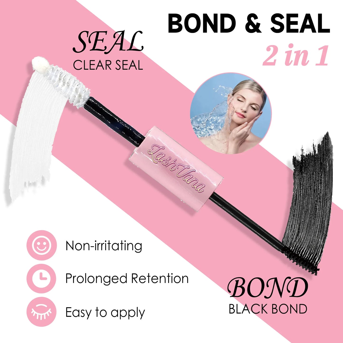 DIY Eyelash Extension Kit – 200 PCS Lash Clusters with Bond & Seal