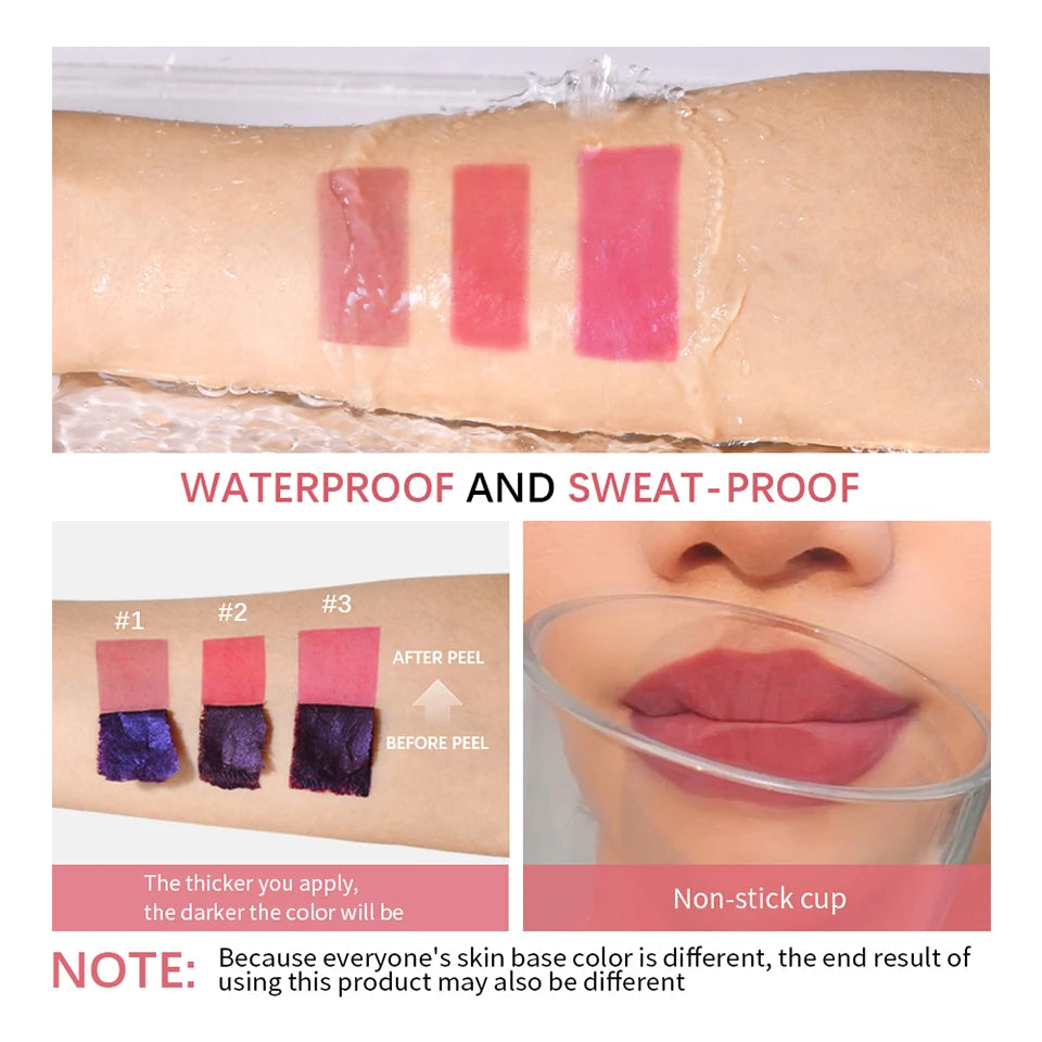 Long Lasting Lip Tint – Korean Matte Waterproof Liquid Lipstick