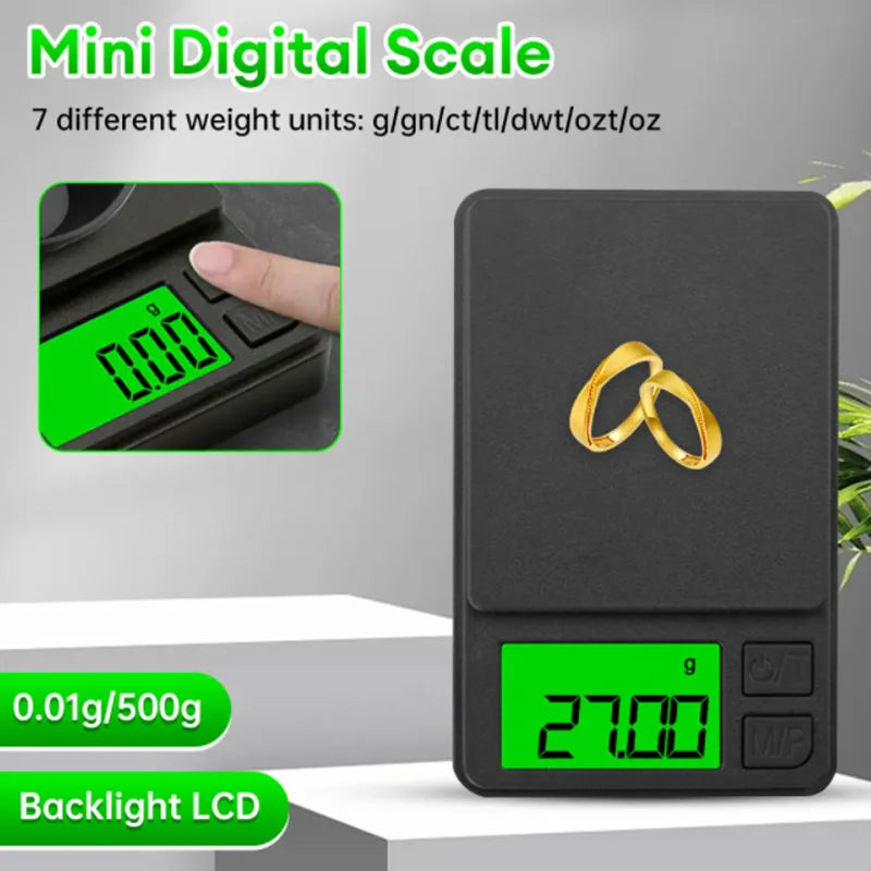 Precision Pocket Digital Scale – 1000g/0.1g