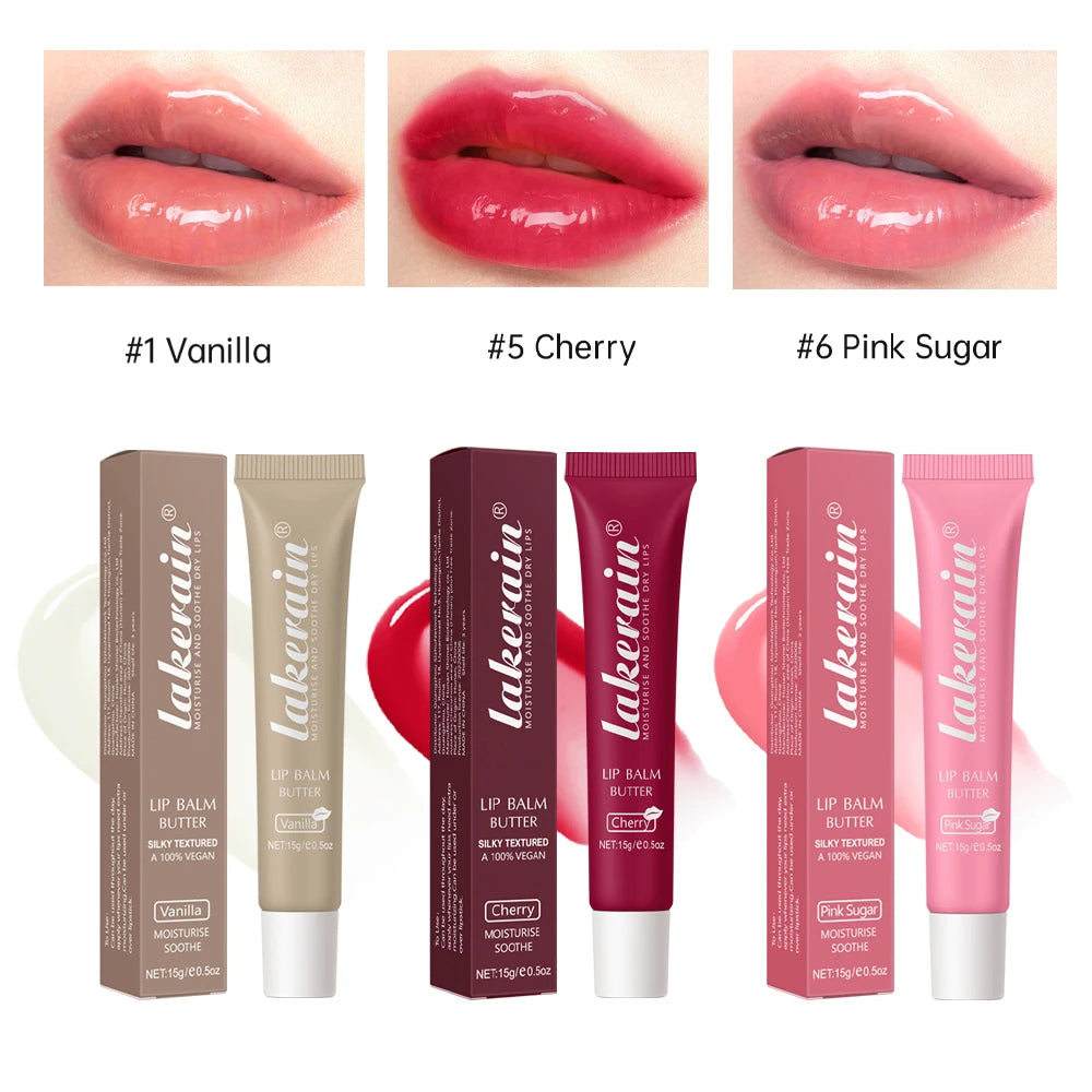 3pcs Moisturizing Lip Gloss Set – Butter Oil Jelly Lip Tint & Crystal Shine Balm