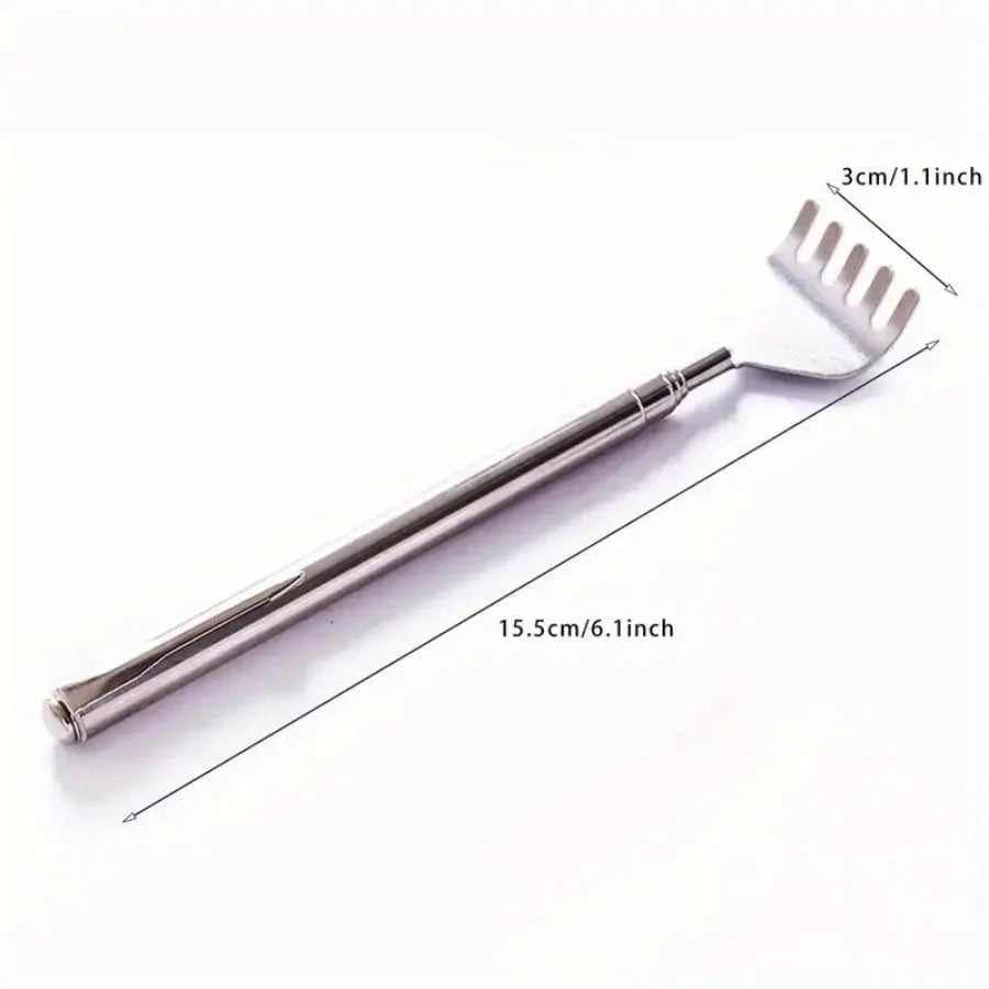 Telescopic Back Scratcher – Extendable Stainless Steel
