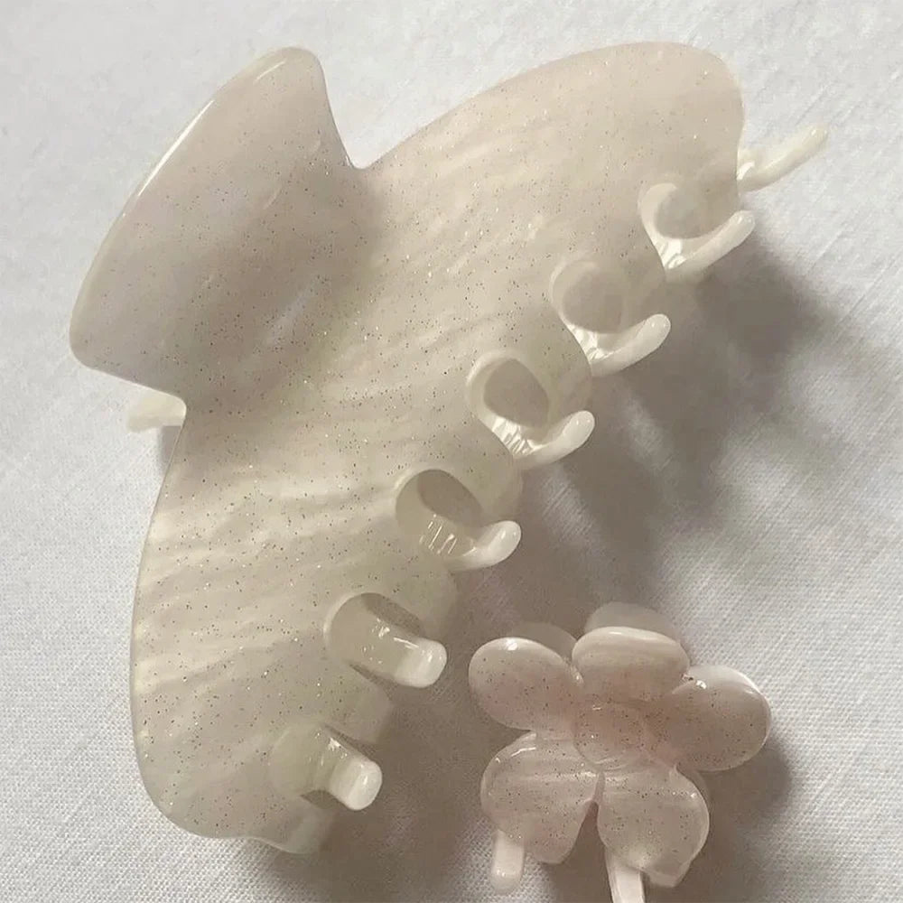 Personalized Name Hair Claw Clip for Women – Handmade Acrylic Hairpin