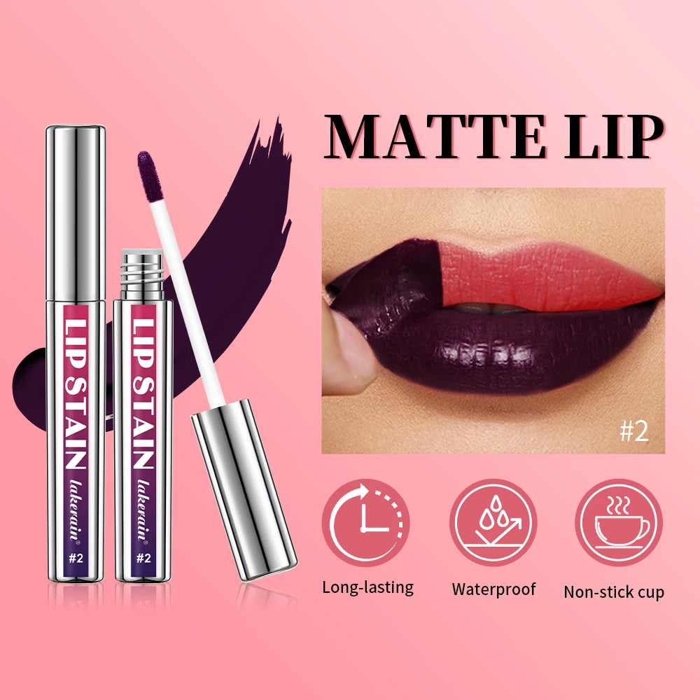 Long Lasting Lip Tint – Korean Matte Waterproof Liquid Lipstick