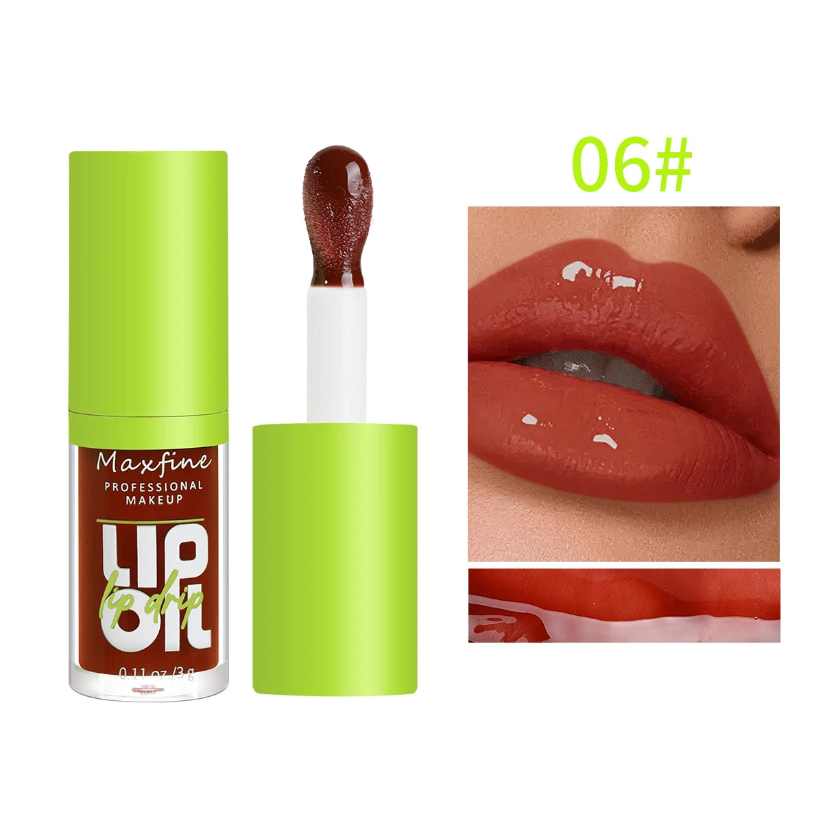 Moisturizing Lip Oil Gloss – Transparent Nourishing Lip Enhancer