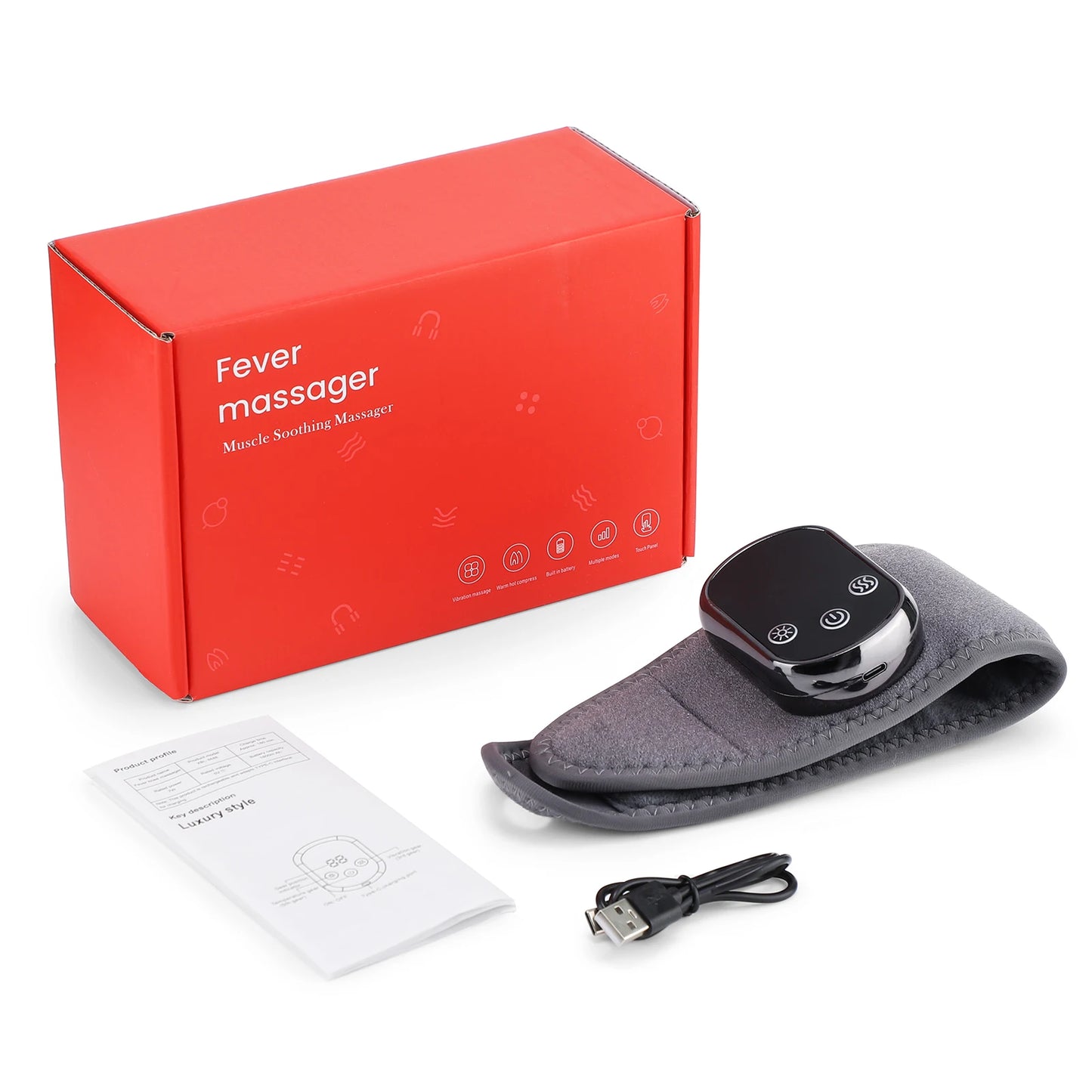 Electric Ankle & Wrist Massager – Hot Compress & Vibration Support