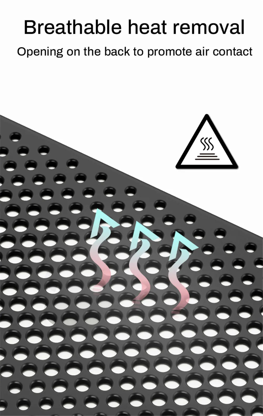 Breathable Cooling Silicone Protective Case for iPhone