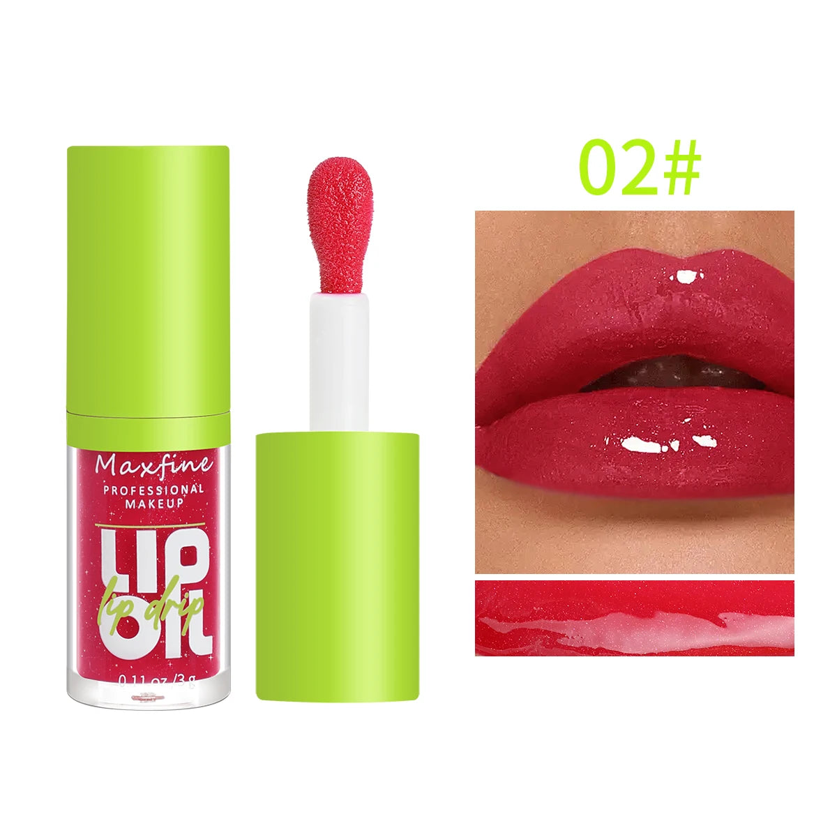 Moisturizing Lip Oil Gloss – Transparent Nourishing Lip Enhancer