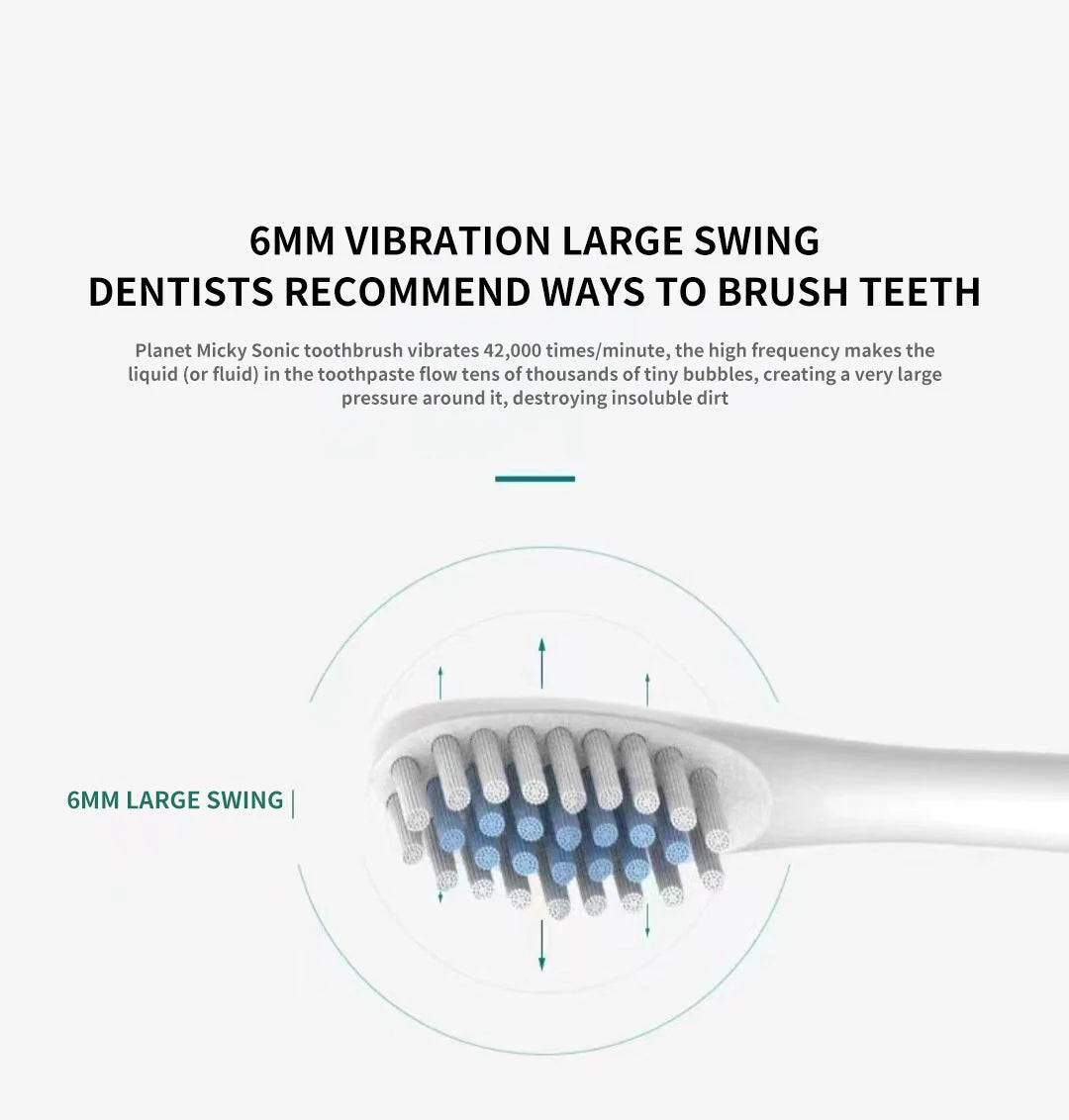 Sonic Electric Toothbrush – Rechargeable & Waterproof