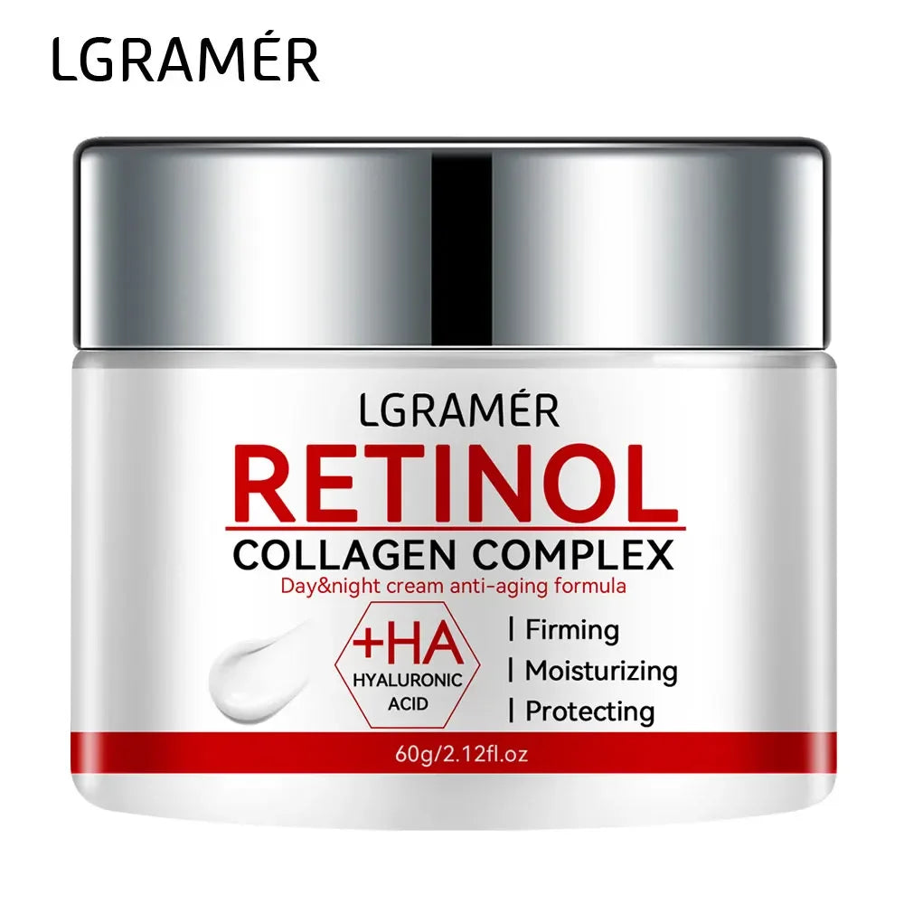 Retinol Collagen Cream – Anti-Aging Face Moisturizer with Hyaluronic Acid