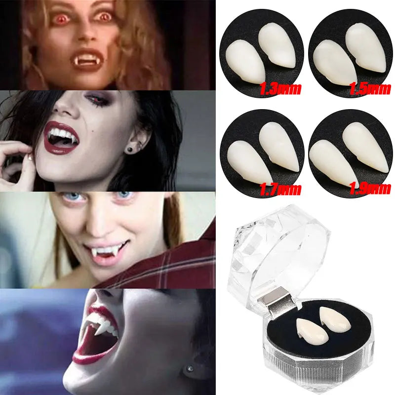 Halloween Vampire Fangs – Realistic, Comfortable, and Perfect for Any Costume