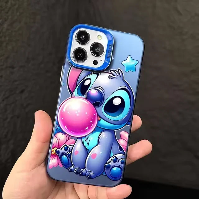 Cartoon Stitch Phone Case for iPhone – Soft Silicone Shockproof Cover