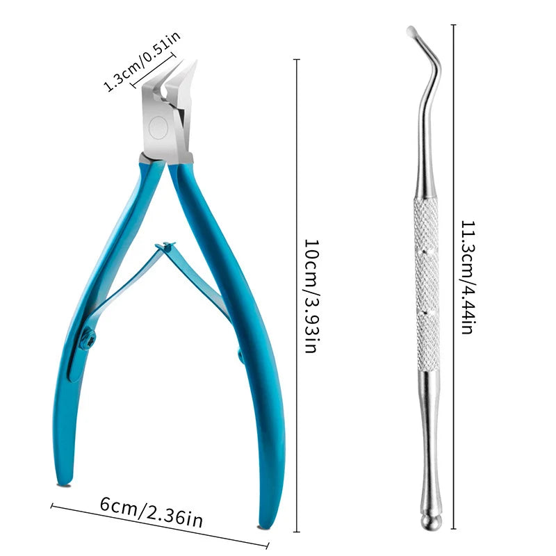 Professional Toenail Clipper for Thick & Ingrown Nails – Stainless Steel Podiatrist Nipper