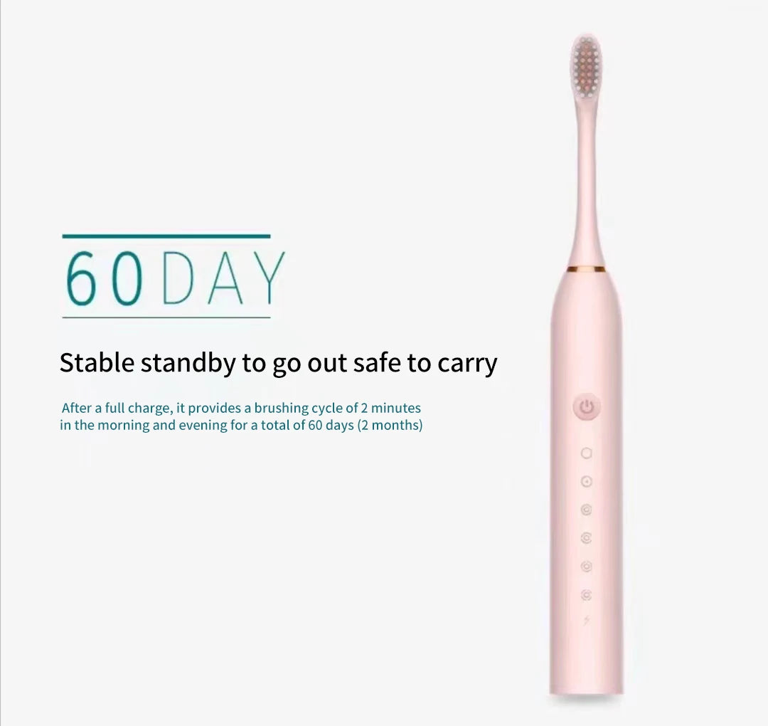 Sonic Electric Toothbrush – Rechargeable & Waterproof