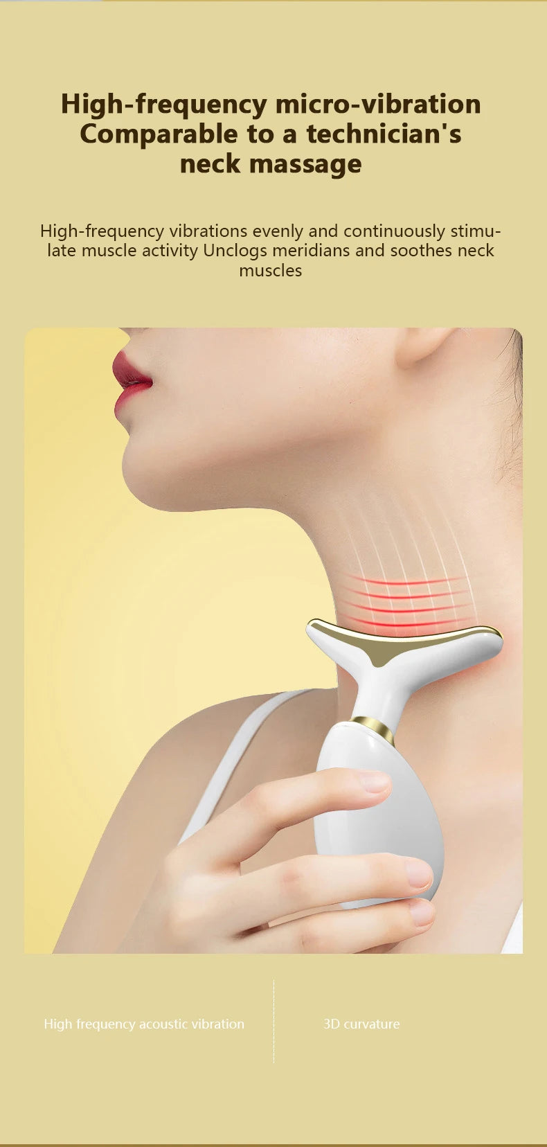 Face & Neck Massager – Electric Lifting & Firming Beauty Tool