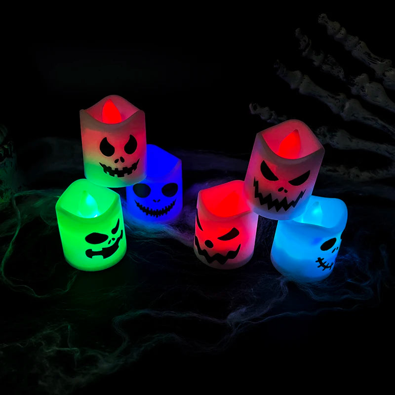 Halloween LED Ghost Pumpkin Lights – Glowing, Fun, and Perfect for Every Celebration