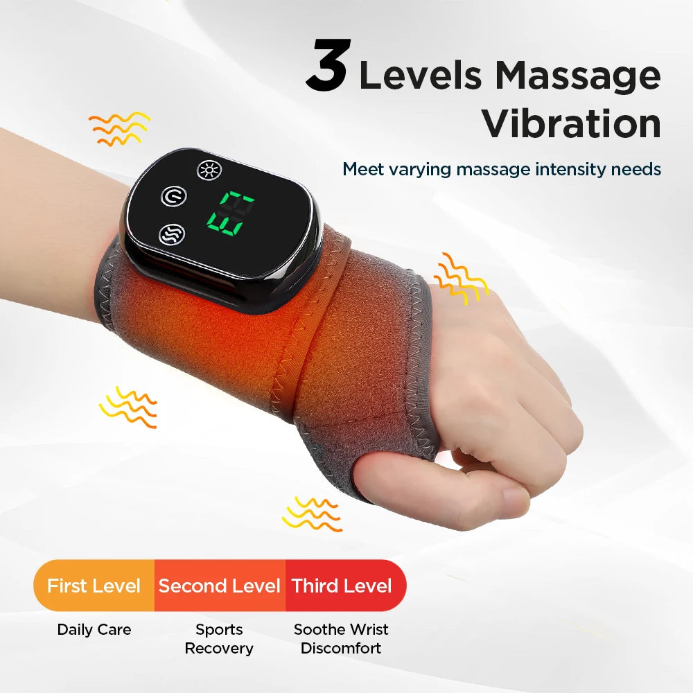 Electric Heating Wrist & Ankle Massager – Heat & Vibration Therapy